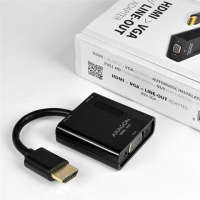 AXAGON RVH-VGAN, HDMI -> VGA Reduction / Adapter, FullHD, Audio OUT (RVH-VGAN)
