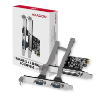 AXAGON PCEA-PSN PCI-Express Adapter,1x Parallel+2xSerial+LP (PCEA-PSN)