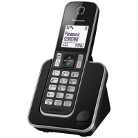 PANASONIC telefon bežični KX-TGD310FXB crni (KX-TGD310FXB)