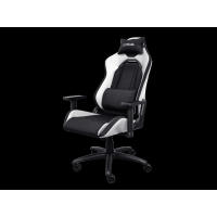 Trust GXT 714W gaming stolica RUYA, crno-bijela, udobna,podesiva, ergonomska, eko materijal