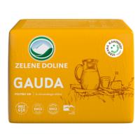 SIR GAUDA 45%mm MALI cca 1,25Kg Zelene Doline