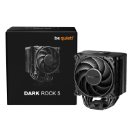 be quiet! Dark Rock 5 Black CPU Cooler, 120mm, 210w TDP, Height: 161mm