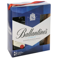BALLANTINE'S FINEST 0.7l + 2 GLASS 