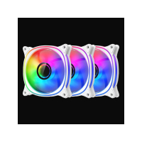LC-Power LC-CF-120-ARGB-KIT-Wset 3x 120mm ARGB fan, white (bijeli)