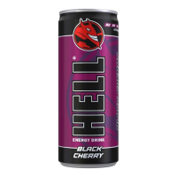 HELL ENERGY DRINK 250ml BLACK CHERRY P-24