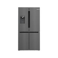 BOSCH SBS French door183X90cm,H:375L, Z:199LVitaFresh XXL,Brušeni čelik crni