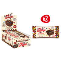 Mafin sa komadićima mliječne čokolade Galactic Mr.Brownie 2x25g