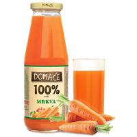 PRIRODNI SOK 100% OD MRKVE 0,72lit. DOMAĆE 