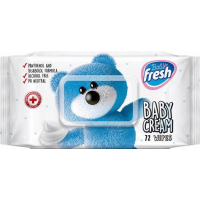 FRESH BABY VLAZNE MARAMICE PREMIUM CREAM FLIP TOP 72/1 P-12