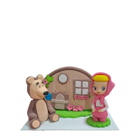 Meda i Djevojčica Komplet 1/1 Fondan figura