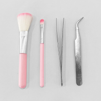 Set Roze Četkice i Pincete 4/1