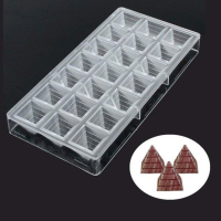 Plastični kalup za praline piramidice CO18