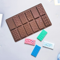 Silikonski kalup Mix Čokoladice 12 komada