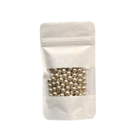 Jestive perle Srebrene sjajne No.4 50g