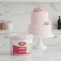 Karmelia Fondan 1 kg Svijetlo roze
