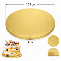 Lux podmetač zlatni fi 33cm