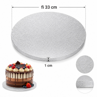 Lux podmetač srebreni fi 33cm
