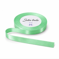 Saten traka 1 cm zelena