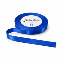 Saten traka 1 cm plava