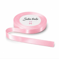 Saten traka 1 cm roza