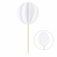 DS 3D Topper papirni balon bijeli