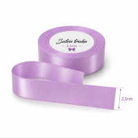 Saten traka 2,5 cm lila