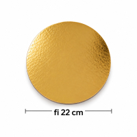 Podmetač zlatni fi 22 cm