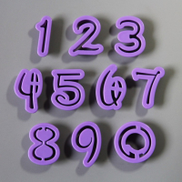 Set Sjekača Za Disney Brojeve 10Kom-4,8cm