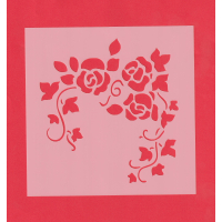 Stencil - Cvijet Sitni