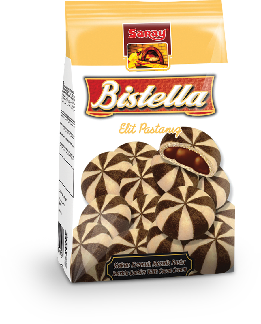 SARAY BISTELLA MOSAIC BISKVIT SA KAKAO PUNJENJEM 150g P-12
