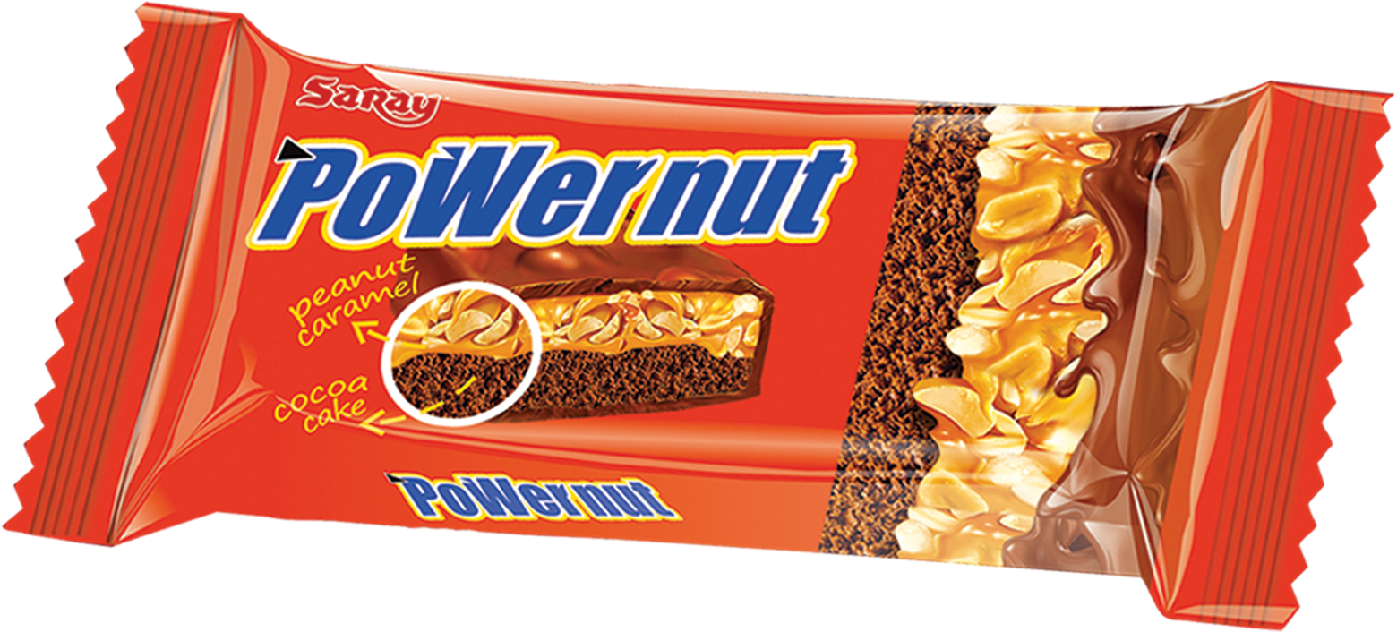 SARAY POWERNUT KARAMEL&KIKIRIKI BAR 25g 12/1 P-6