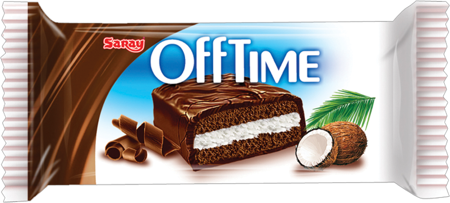 SARAY OFFTIME COKOLADNI BISKVIT PUNJENA KOKOSOM 27g 24/1 P-6