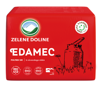 SIR EDAMEC 45%mm MALI cca 1,25kg Zelene Doline