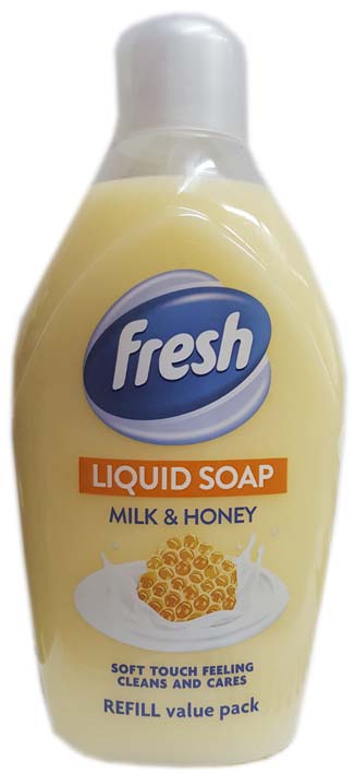 FRESH TECNI SAPUN MILK&HONEY 1000ML P-6