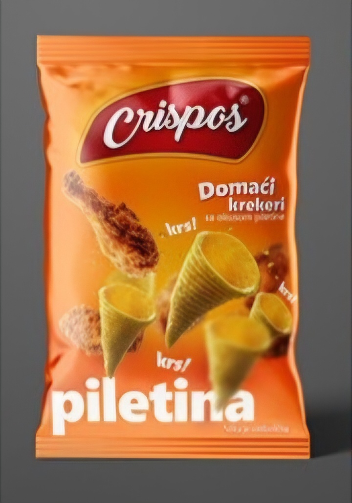 Crispos 50g " ukos piletina "paket ( 20 kom )