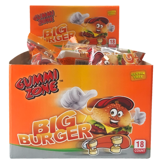 GUMMI ZONE BIG BURGER 28g 18/1 P-6