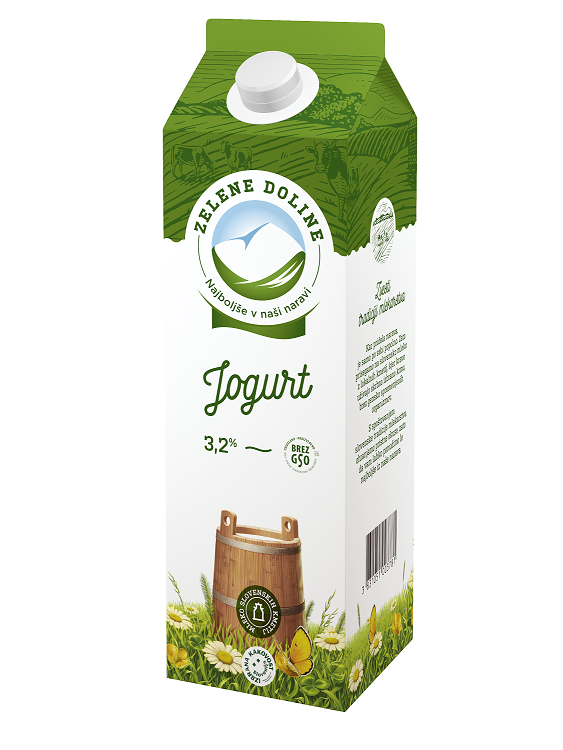 JOGURT TEKUĆI 3,2% mm 1000gr TP Zelene Doline