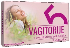 PHARM. VAGITORIJE S EKSTRAKTIMA PET BILJAKA A 5 kom.