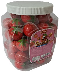 SLIM STRAWBERRY GUMMY CANDY 10 GR. x 50 KOMADA