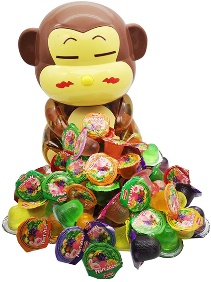 SLIM JELLY CUP IN MONKEY JAR 13 GR. x 100 KOMADA
