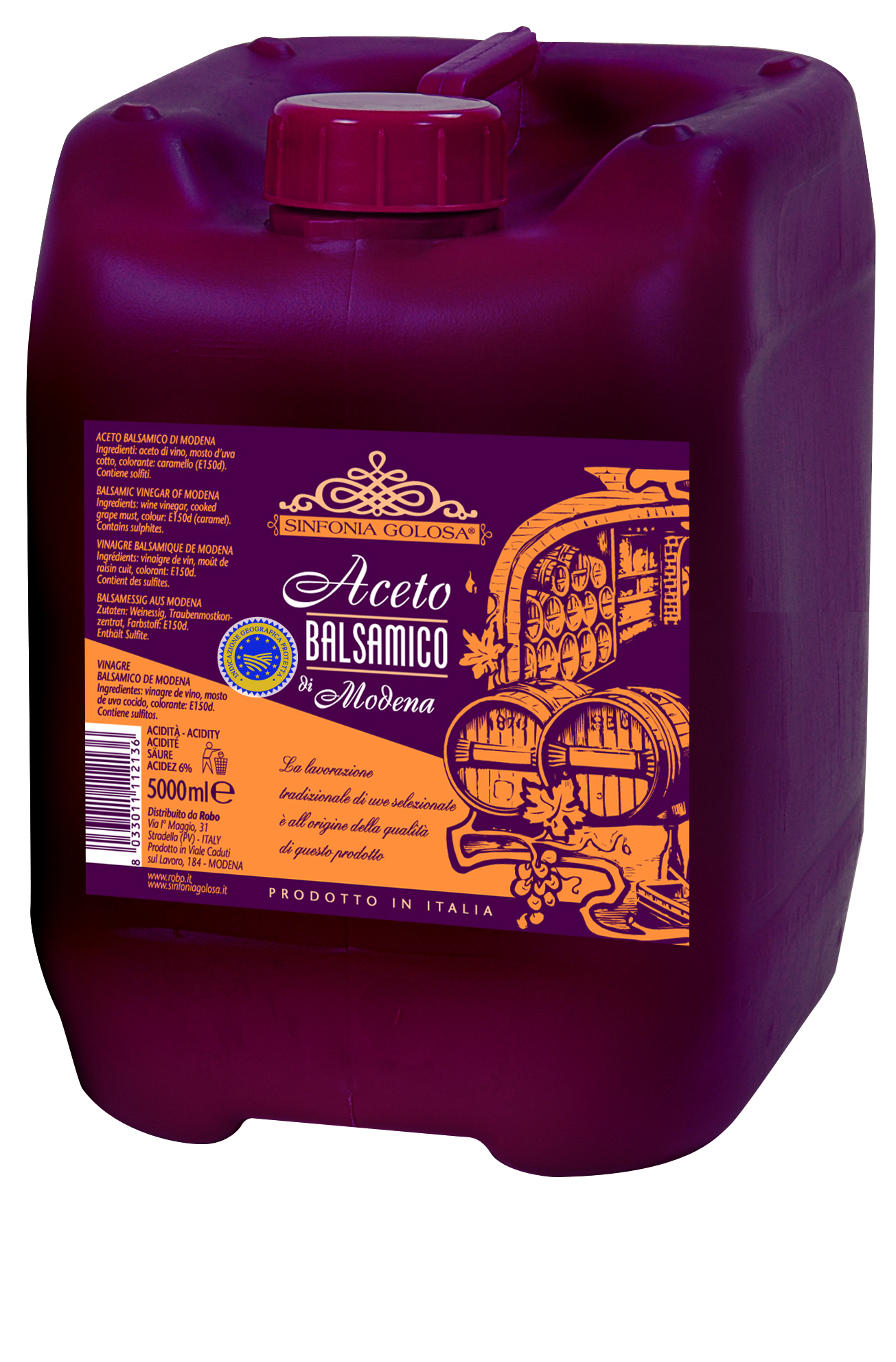 IGP MODENA ACETO BALSAMICO  5L.