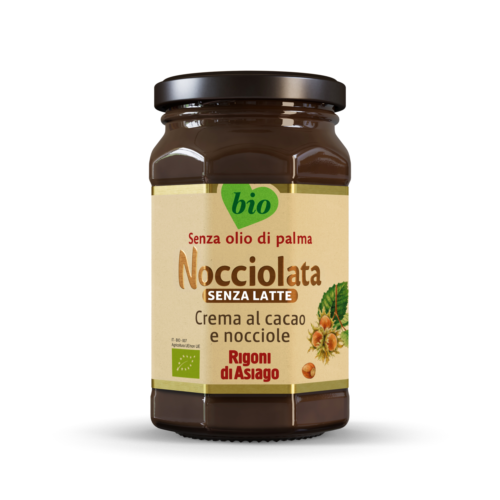 ORGANSKI NAMAZ OD ČOKOLADE I LJEŠNJAKA BEZ MLIJEKA 250 GR. NOCCIOLATA
