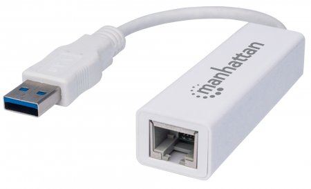 MH adapter USB-A 3.0 to RJ-45 Gigabit, bijeli