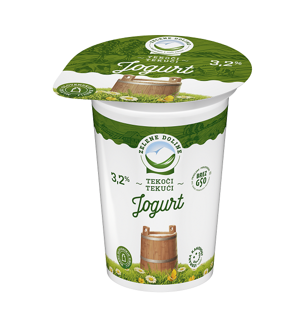 JOGURT TEKUĆI 3,2%mm 150gr Zelene Doline