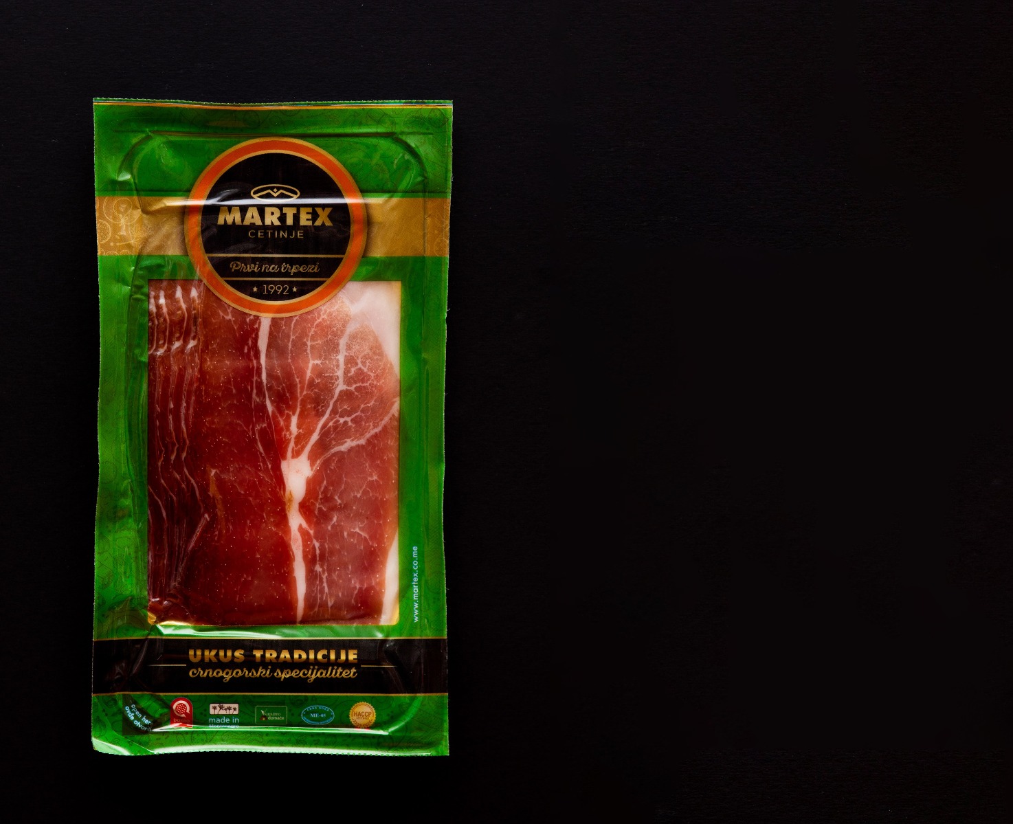 SUVI SVINJSKI PRŠUT LIST 100g MARTEX