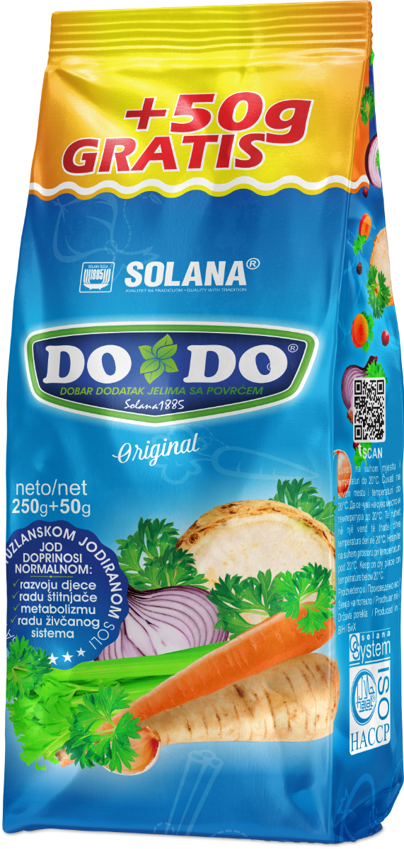 ZAČIN DO-DO 250 + 50g GRATIS Solana Tuzla (18/1)