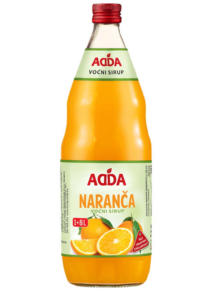 VOĆNI SIRUP NARANČA ADDA 1l