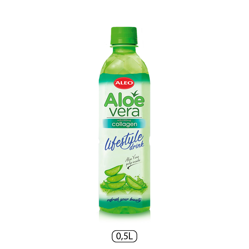 ALEO Aloe vera LIFESTYLE with Collagen, 500ml