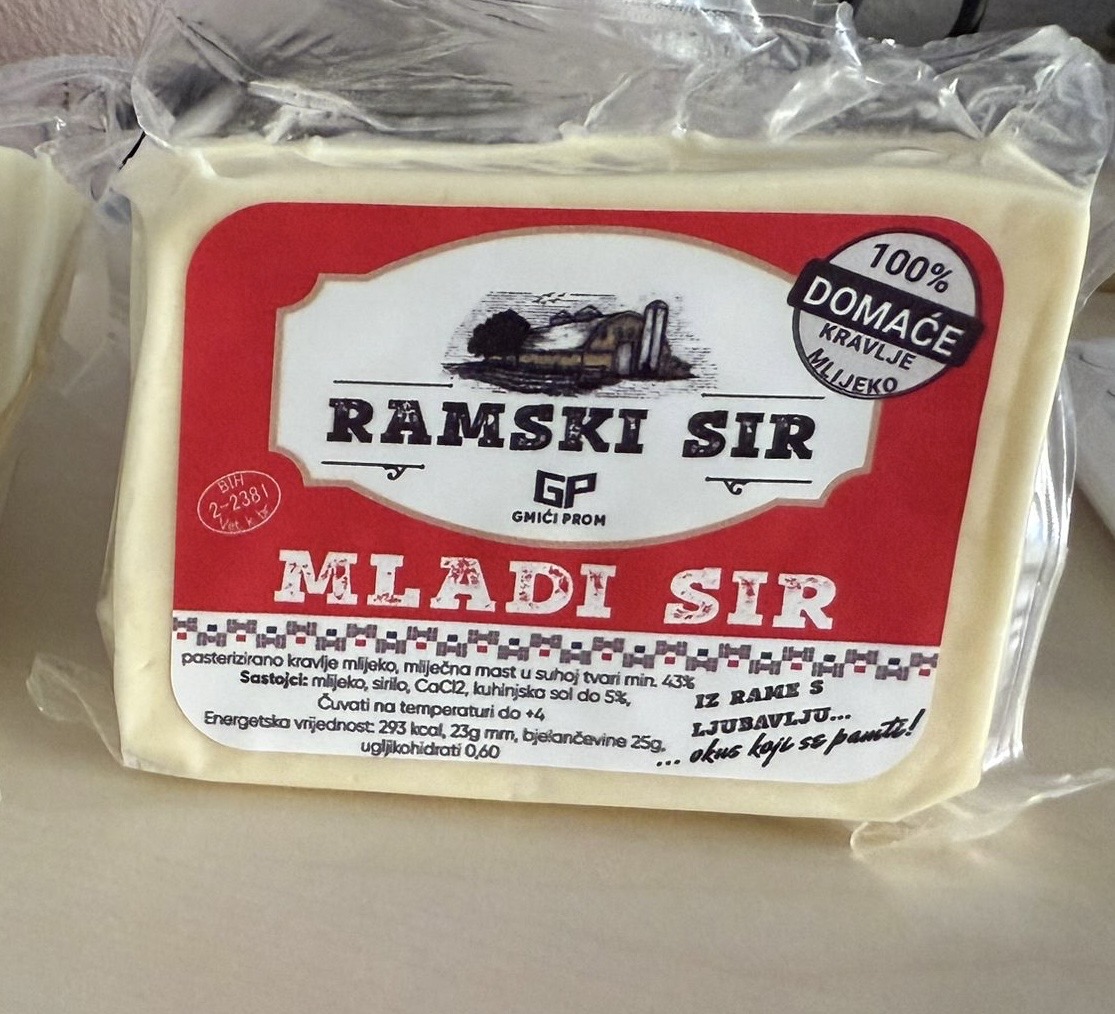 Ramski mladi sir (cca 0,35 kg)