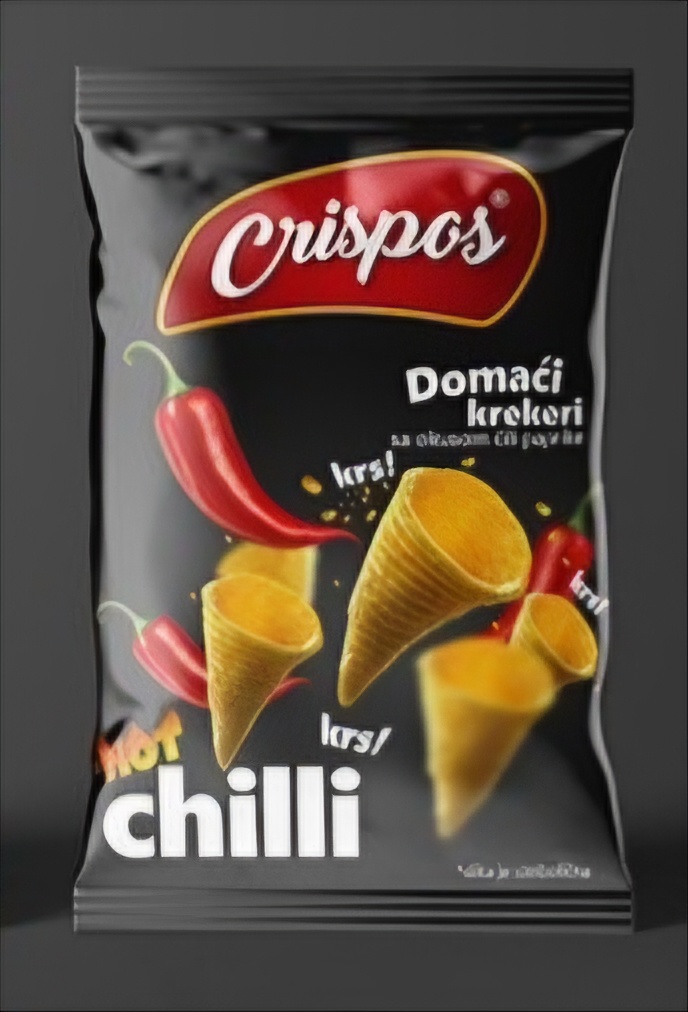 Crispos 50g  "okus chili " paket (35 kom)